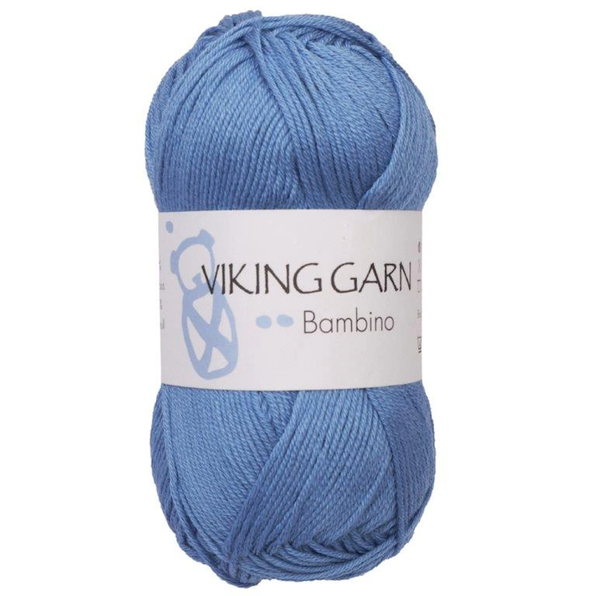 Produktbilde for Bambino 50 g Kongeblå 425 Viking Garn