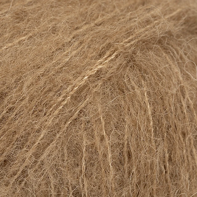 Brushed Alpaca Silk Uni Colour Garn 25 g Almond 36 Drops