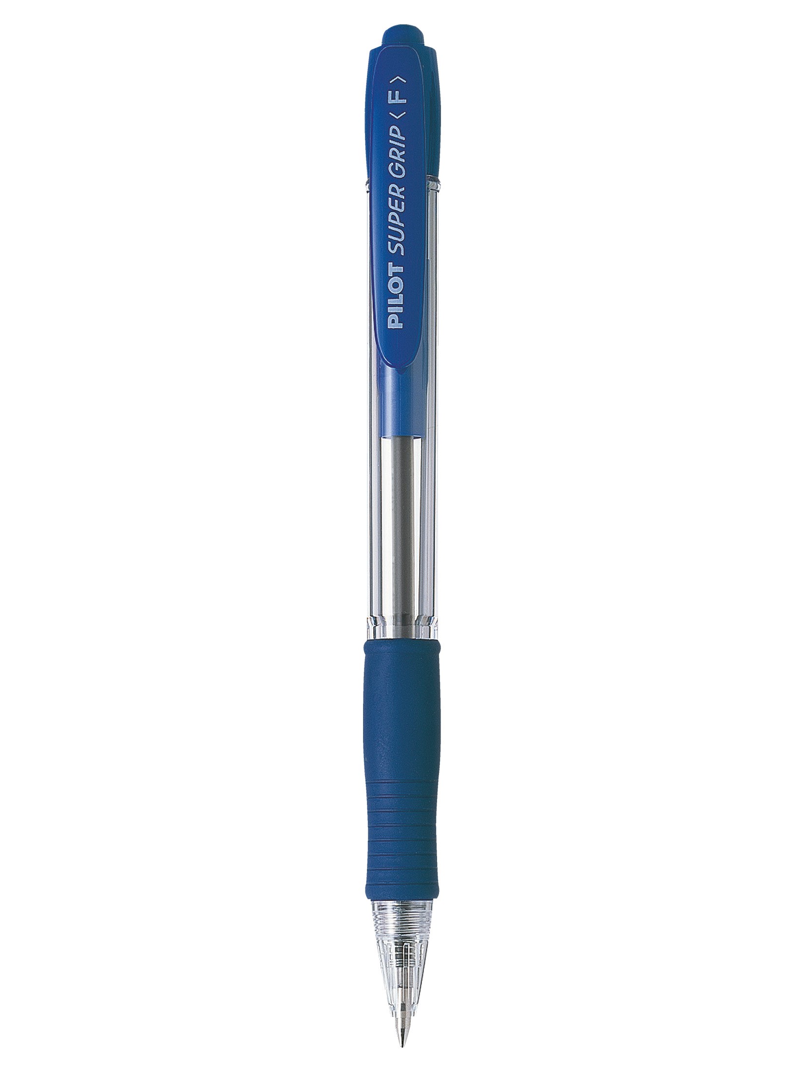 Pilot Super Grip on täytettävä kuulakärkikynä F sininen
