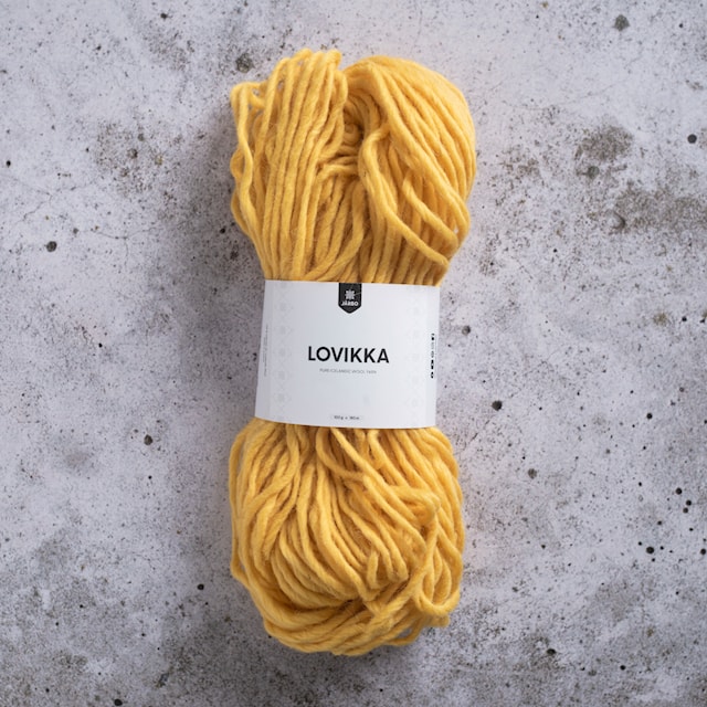 Lovikka Villalanka 100 g Keltainen (7213) Järbo