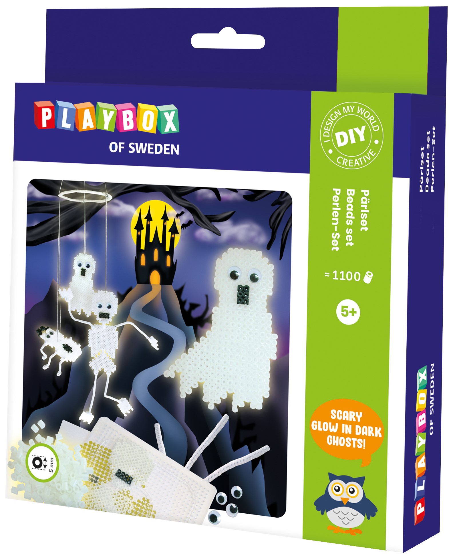 Pärlset G.I.D. Självlysande 1100-p, Playbox