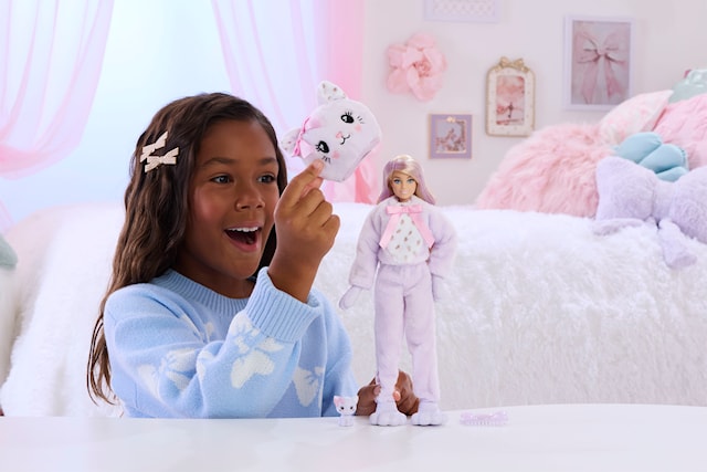 Tuotekuva 5 - Cutie Reveal Sweet Bows Violetti Kissa Barbie