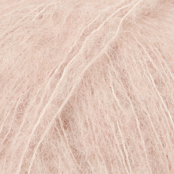 Brushed Alpaca Silk Mix Colour Garn 25 g Pink Sand 20 Drops