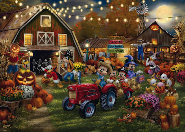 Tuotekuva 2 - Disney, Mickey & Minnie Pumpkin Festival Palapeli 1000 Palaa Schmidt