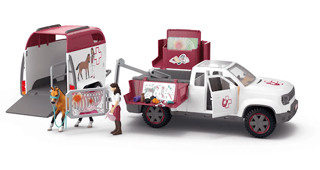 Produktbild 1 för Horse Club Mobil Veterinär med Släp Schleich