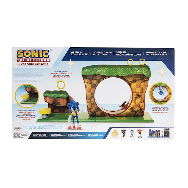 Tuotekuva 3 - Sonic the Hedgehog 6 cm Green Hill Zone leikkisetti