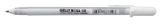 Sakura Gelly Roll Basic Vit Gel Penna 0,4 mm