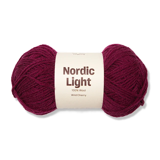 Nordic Light 100% ull 50 gr Wild Cherry A748  Adlibris