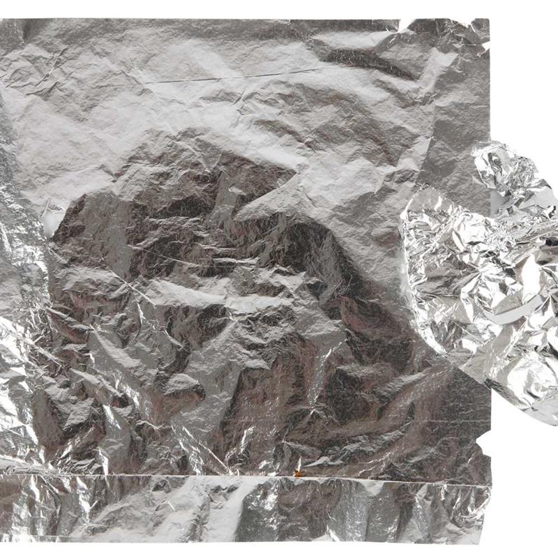 Bladmetall 16x16 cm Silver 25 Ark