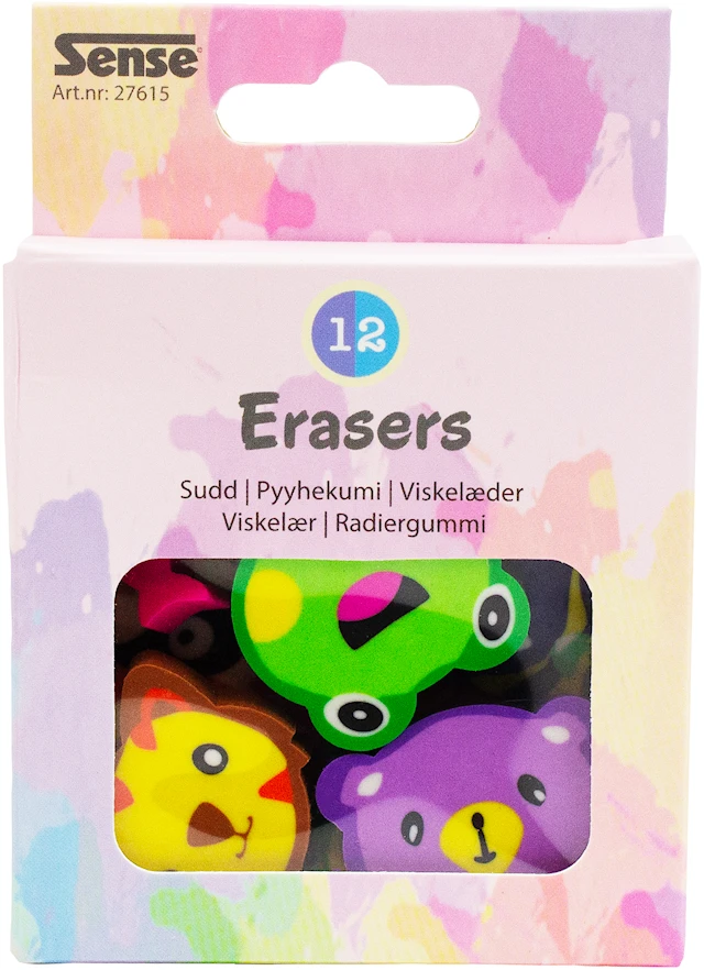 Pyyhi Eläimet 12 kpl, Sense