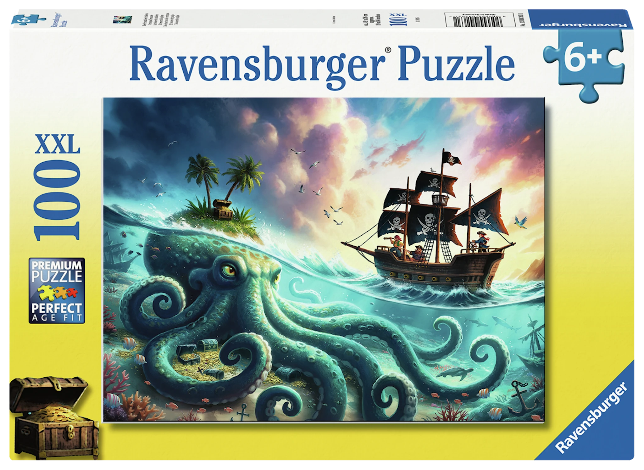 Tuotekuva ille Pirate Treasure Lasten palapeli 100 palaa Ravensburger