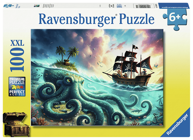 Tuotekuva 1 - Pirate Treasure Lasten palapeli 100 palaa Ravensburger