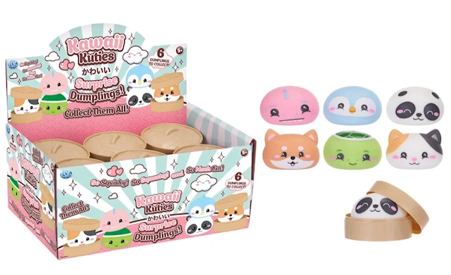 Squishy Dumplings Söta Djur Kawaii
