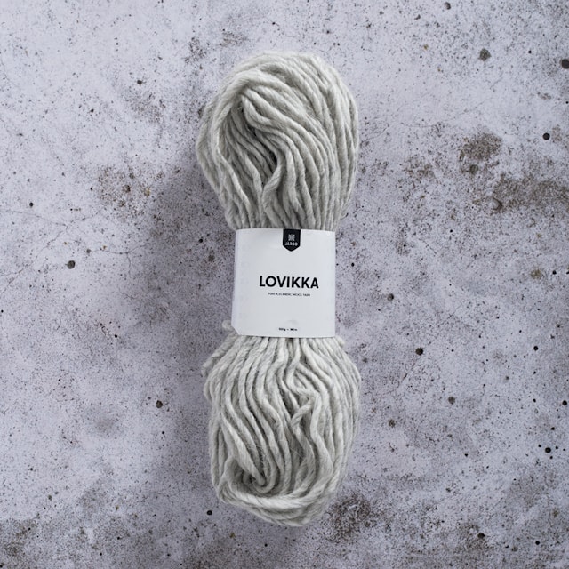 Lovikka Villalanka 100 g Vaaleanharmaa (7600) Järbo