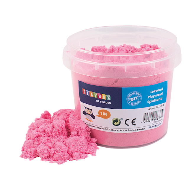 Tuotekuva 1 - Leikkihiekka Vaaleanpunainen 1 kg Playbox