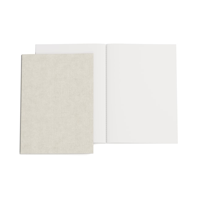 Tuotekuva 2 - Muistilohko A4 Viivattu 2-pakkaus Linen Bigso Box of Sweden