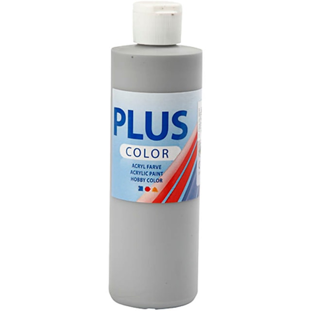 Tuotekuva 1 - Plus Color-askartelumaali, 250 ml, sateenharmaa