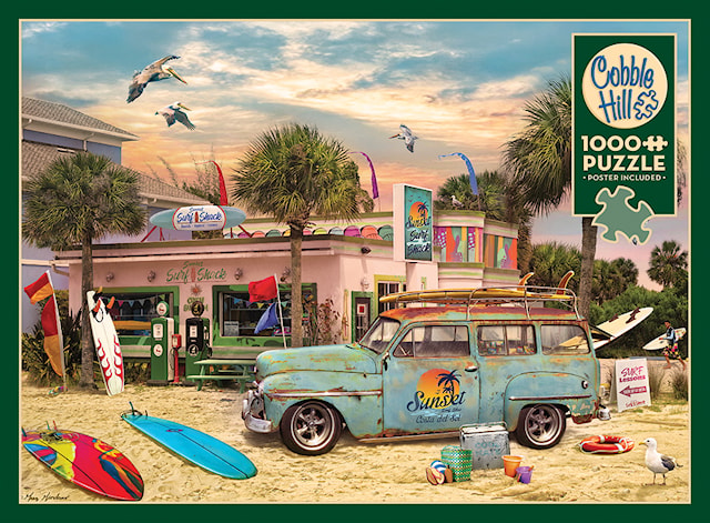 Tuotekuva 1 - Palapelit Surf Shack 1000 palaa, Cobble Hill