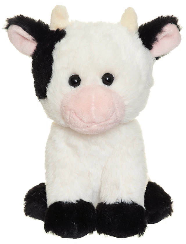 Teddy Farm Gosedjur 18 cm Sittande Ko Teddykompaniet