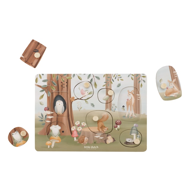 Produktbilde 2 for Forest Friends Puslespill med Lyd Little Dutch