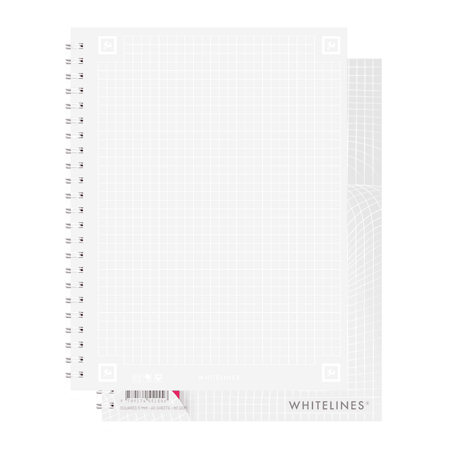 Produktbilde 3 for Whitelines Revelations Kierrelehtiö A5 Ruudullinen