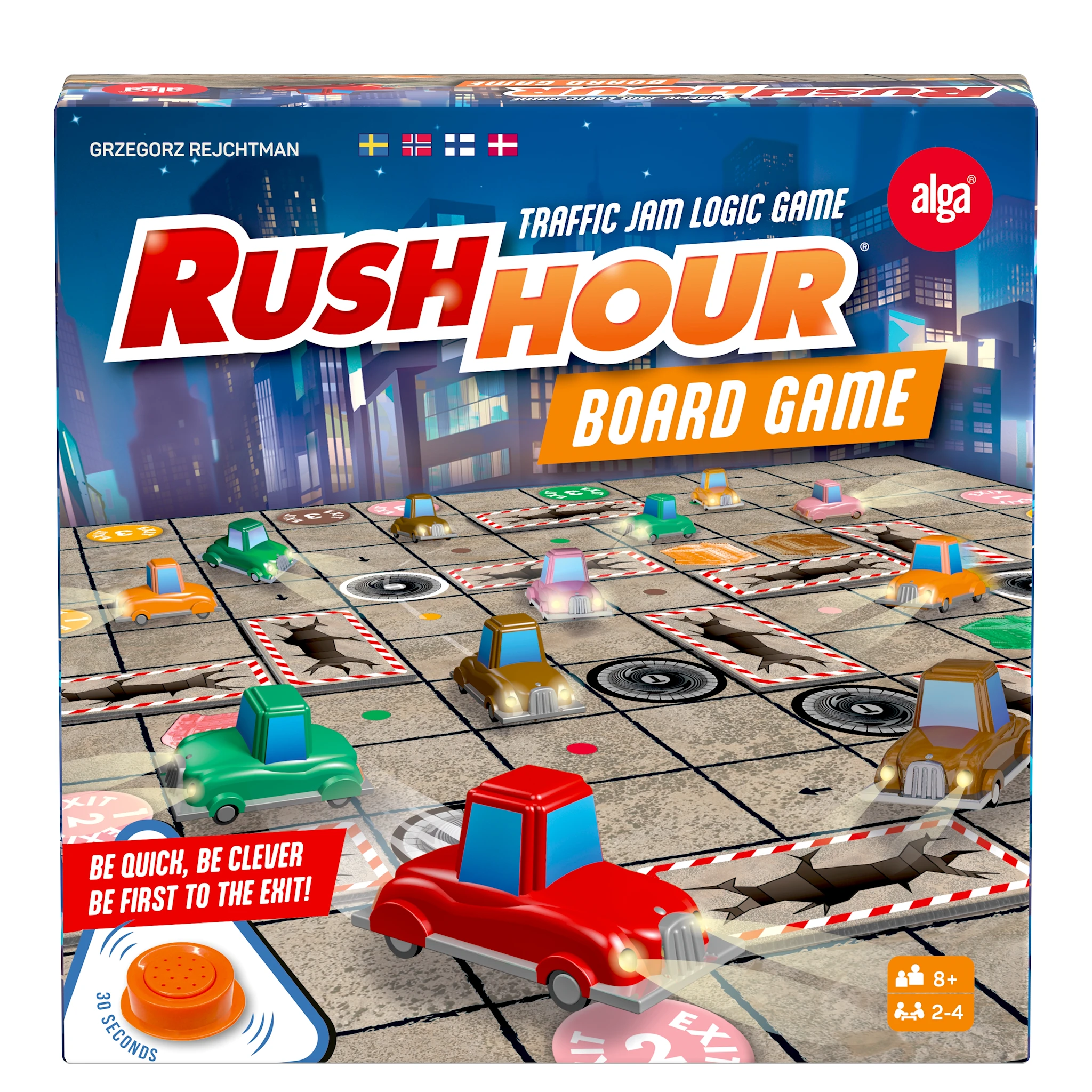 Tuotekuva ille Rush Hour -lautapeli, Alga (SE/NO/FI/DK)