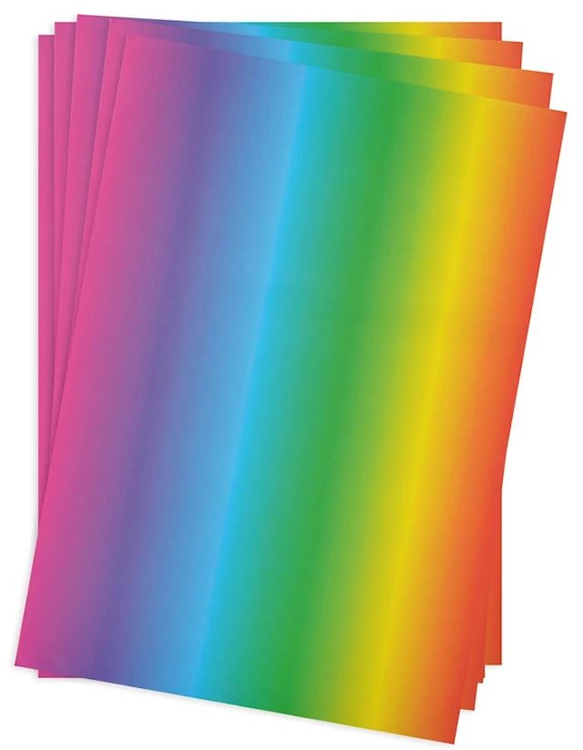 Regnbågspapper 20-pack Playbox