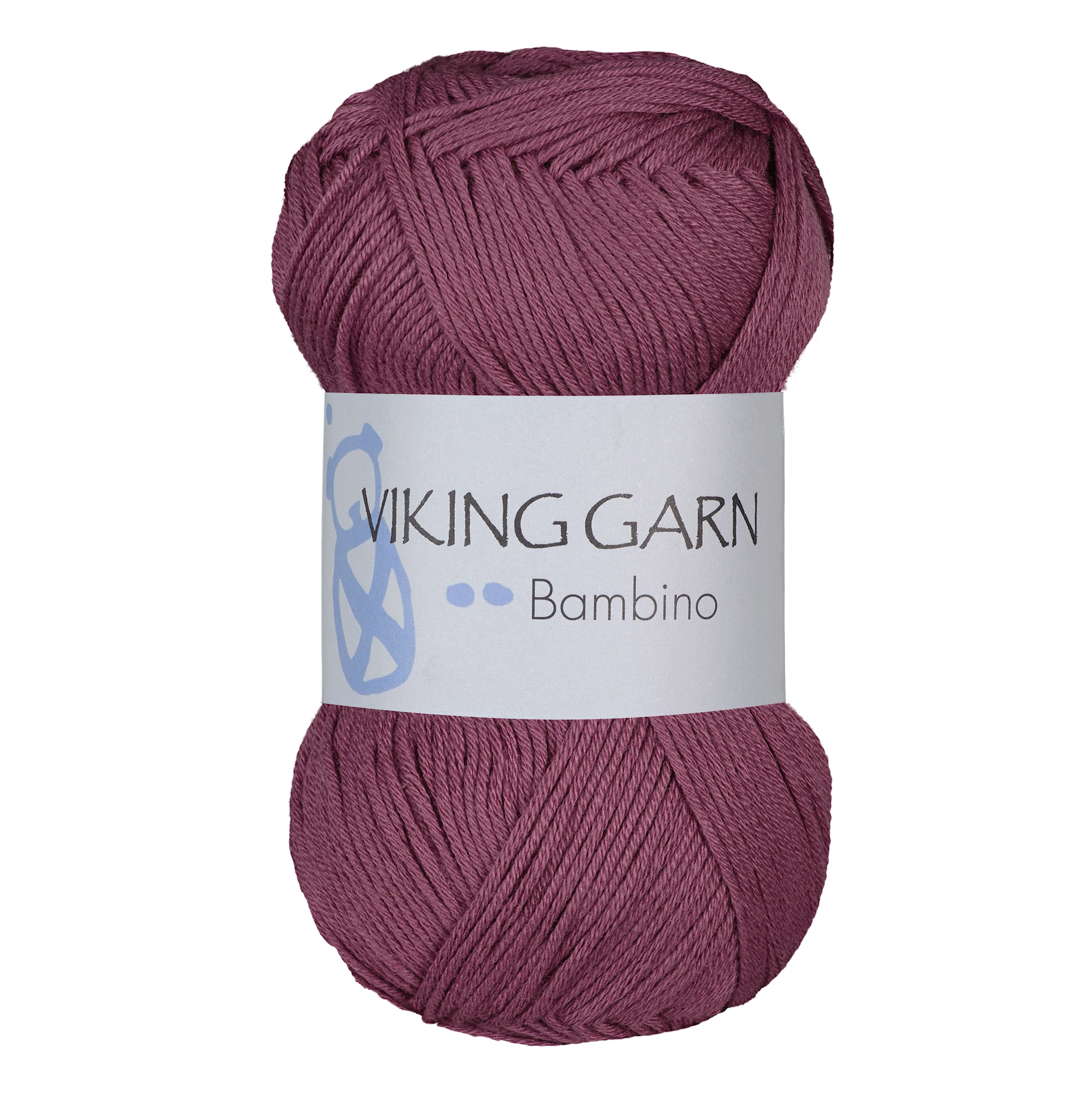 Tuotekuva ille Bambino 50 g vaalea viininpunainen Viking Garn
