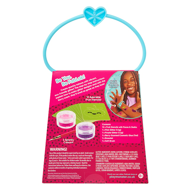 Produktbilde 6 for Berry Burst Glitter Tattoos med Duft FabLab