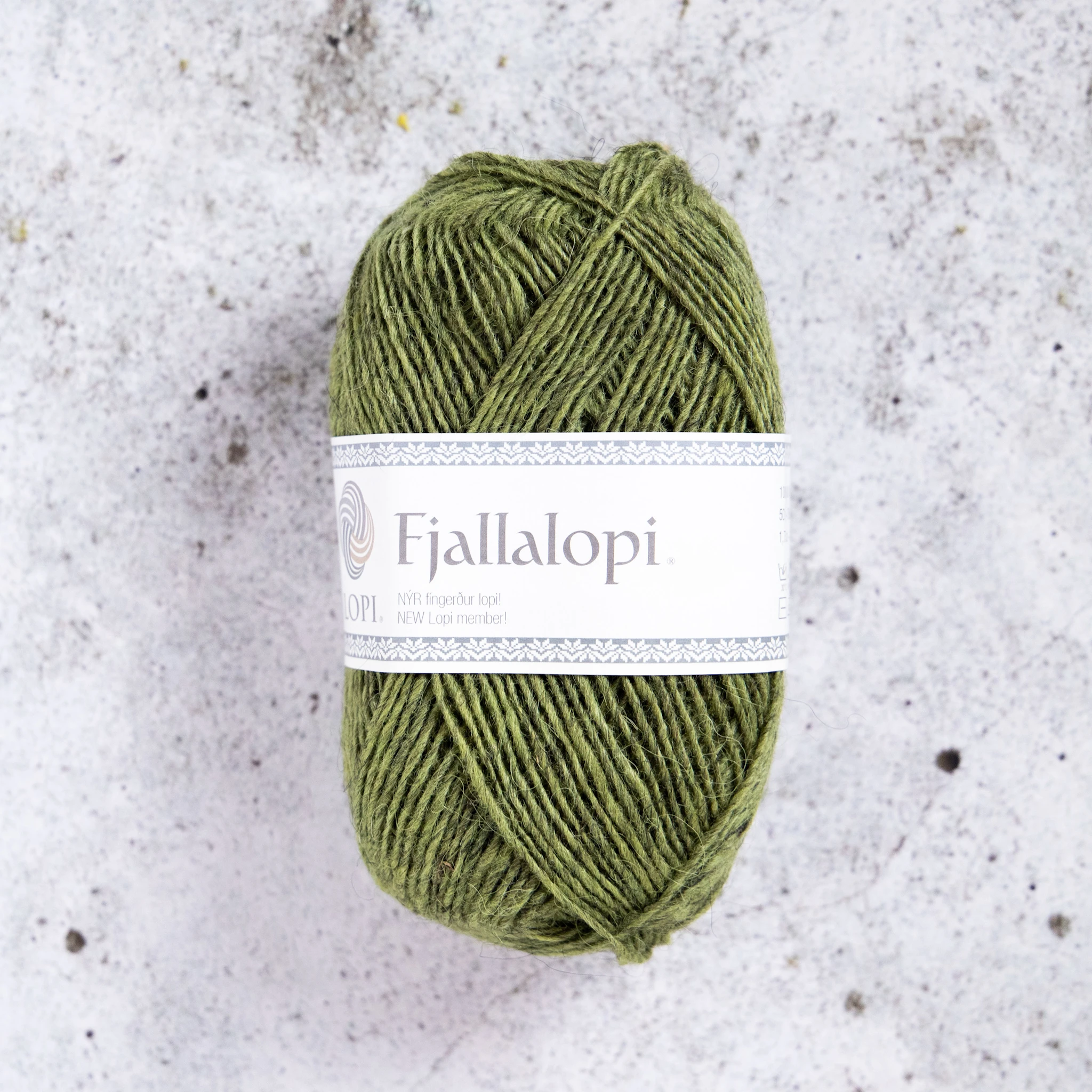Tuotekuva ille Fjallalopi Villalanka 50g Moss 31 Istex