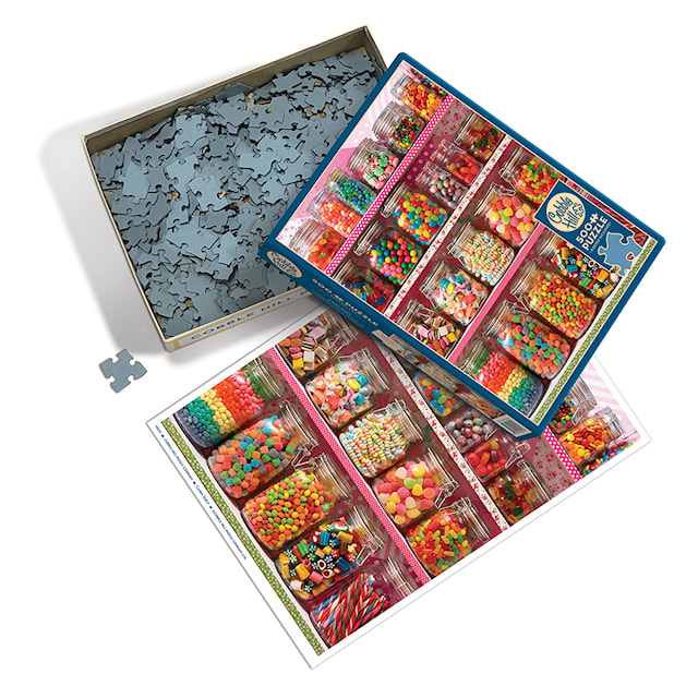Produktbild 3 för Pussel Candy Shelf 500 bitar, Cobble Hill