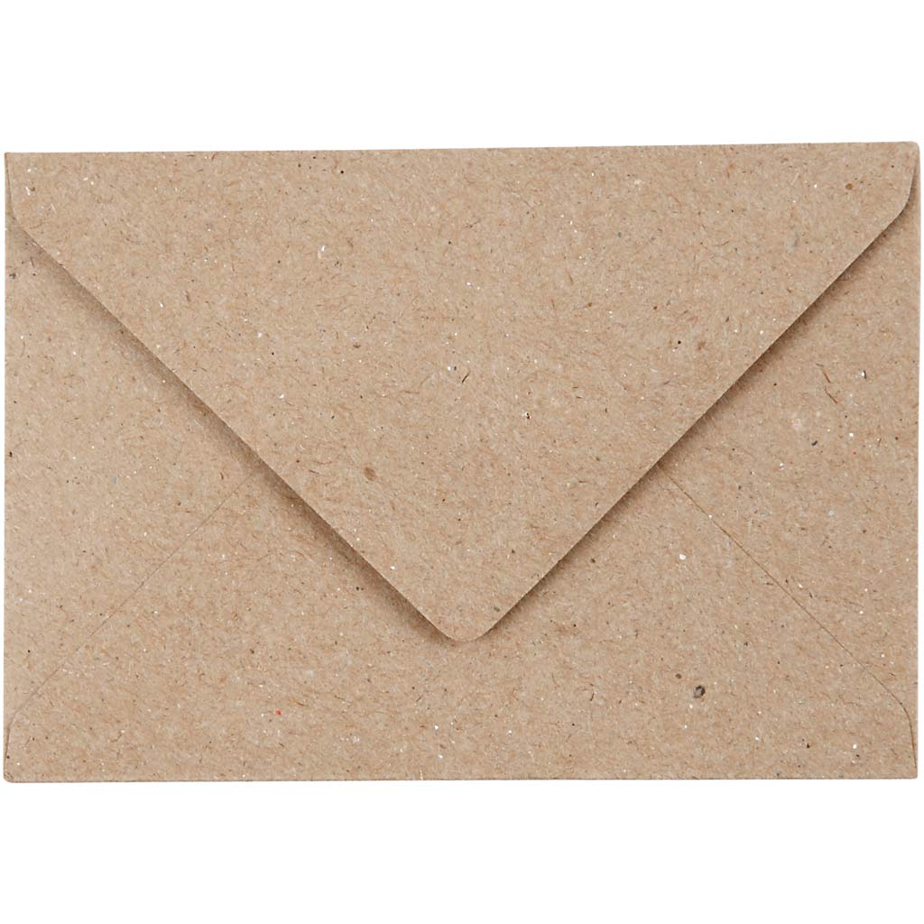 Kuvert Naturfärg 7,8x11,5 cm 50-pack