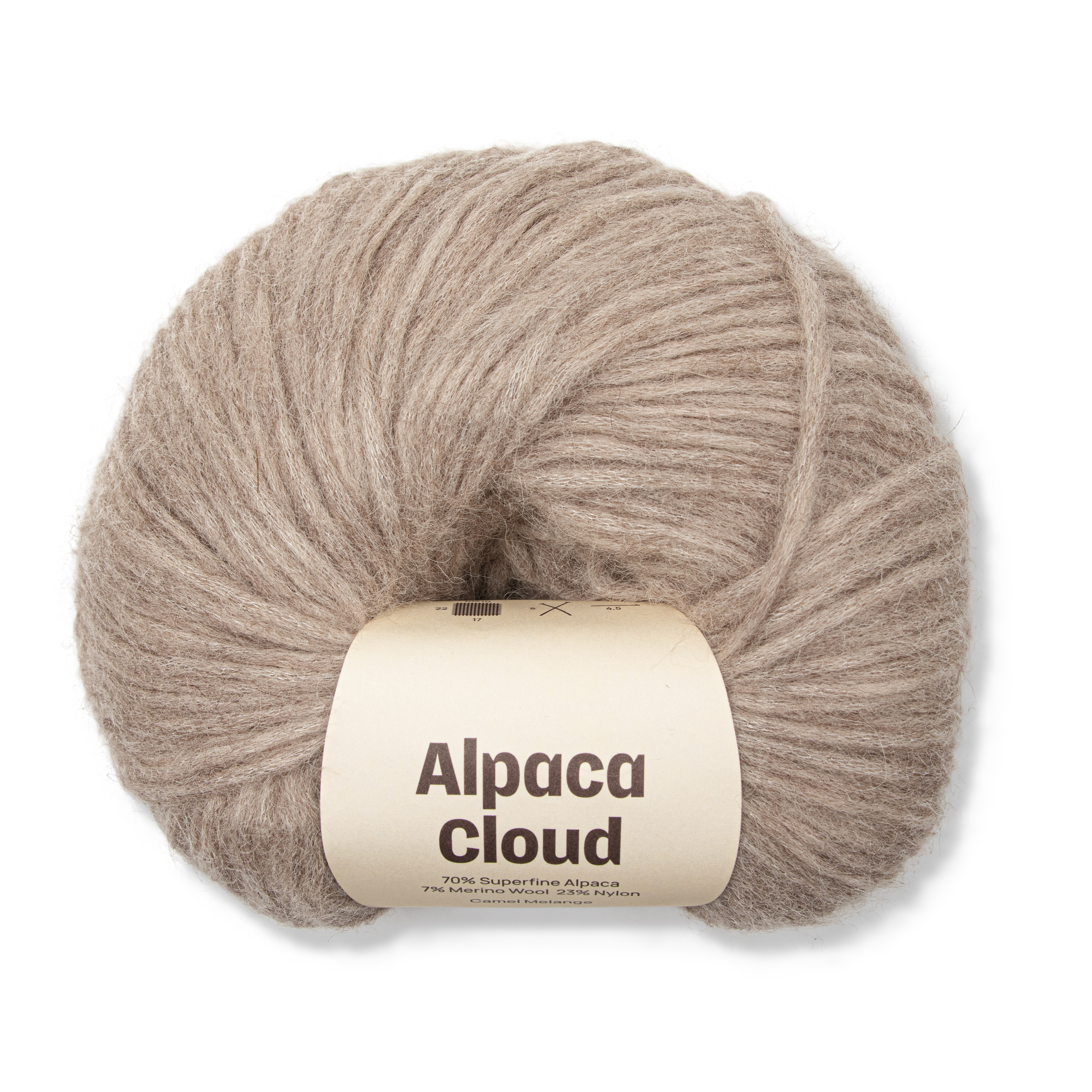 Alpaca Cloud 50 g Camel melange A281 Adlibris
