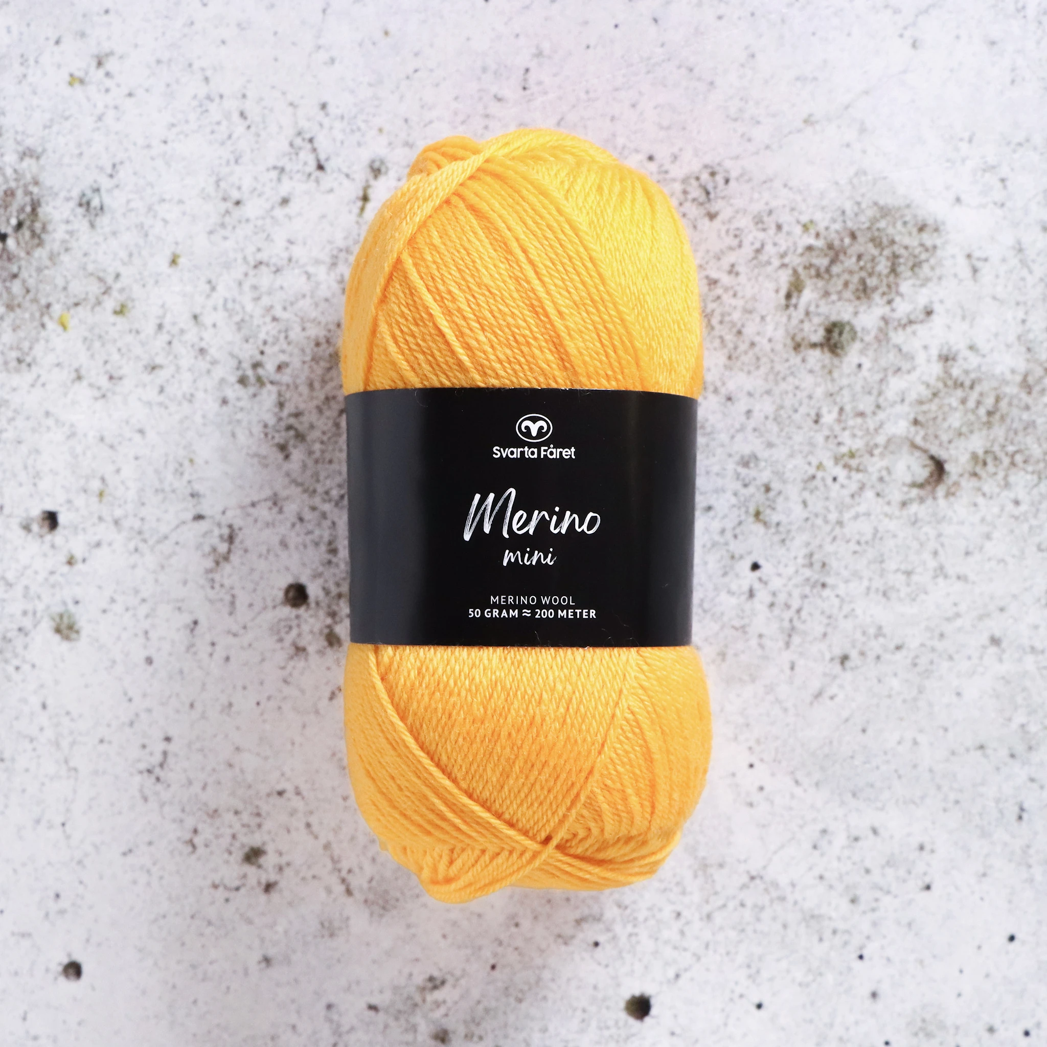 Produktbild för Merino Mini 50g Svarta Fåret