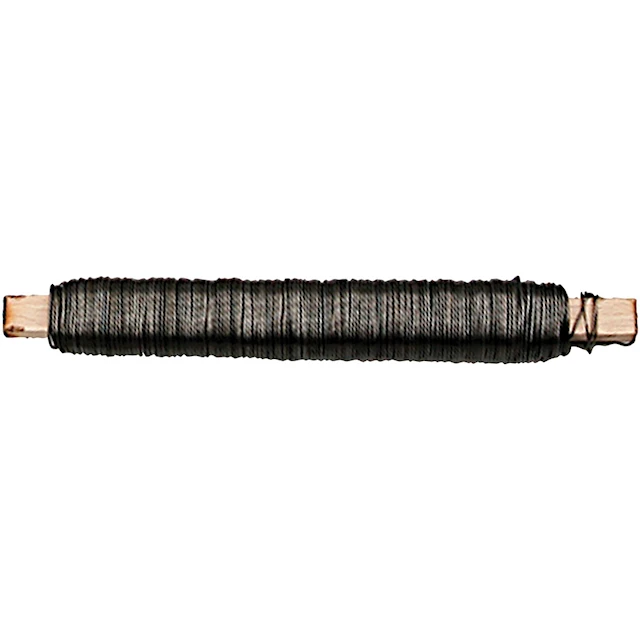 Kukkalanka, paksuus 0,5 mm, musta, 50 m/ 1 rll