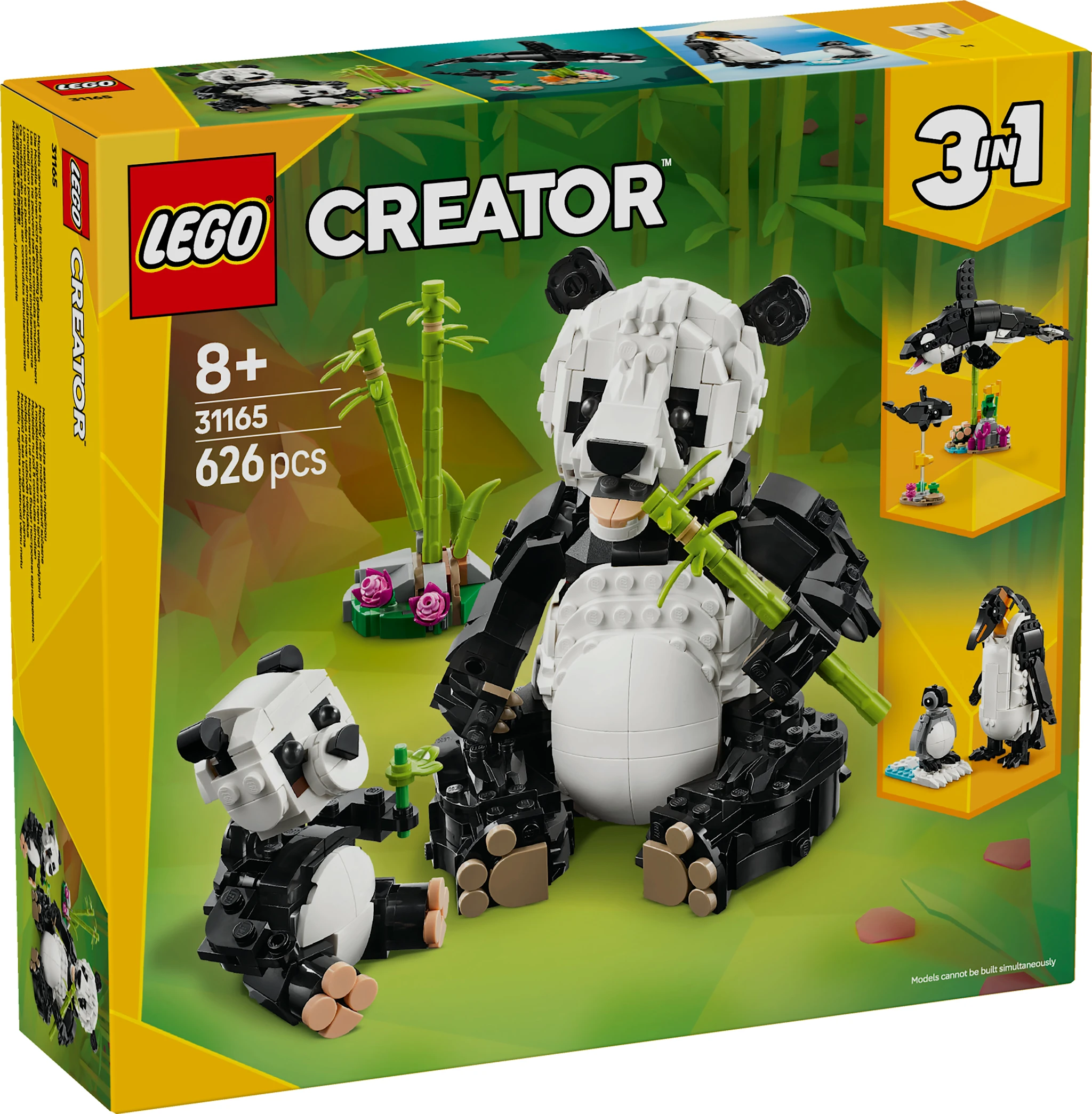 Produktbild för Vilda djur: pandafamilj LEGO® Creator (31165)