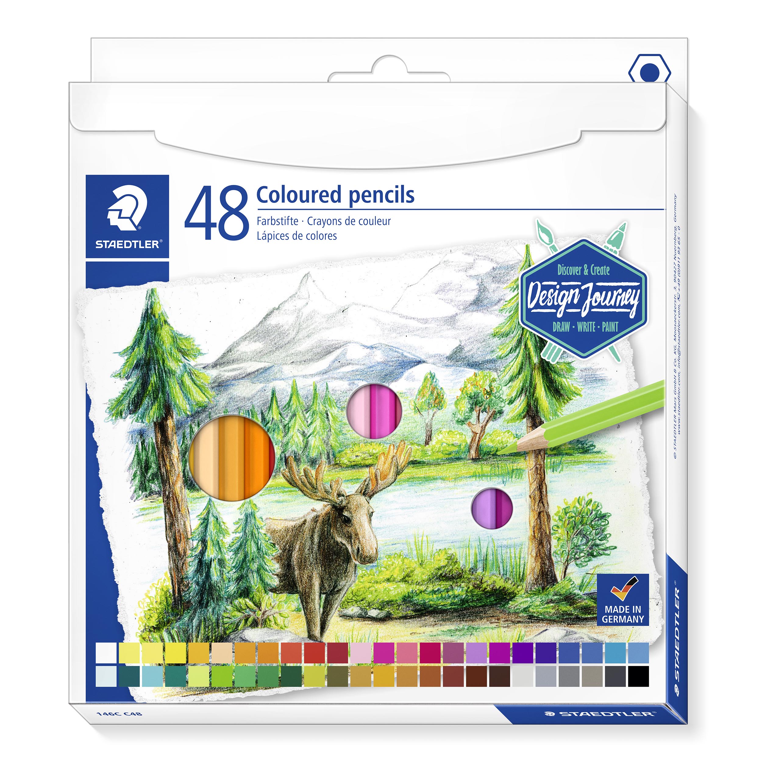 F&auml;rgpennor 48-p Design Journey Staedtler