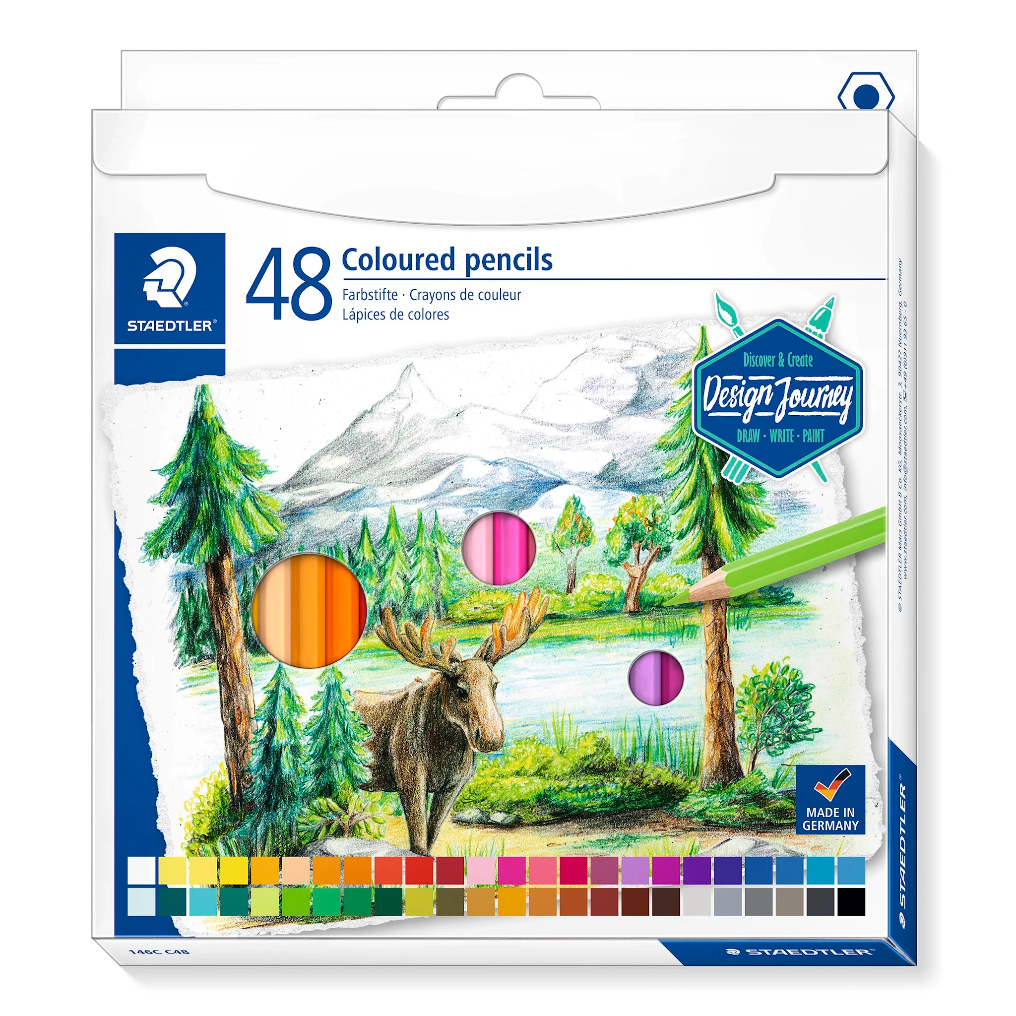 Tuotekuva ille Staedtler Design Journey -värikynät 48 kpl