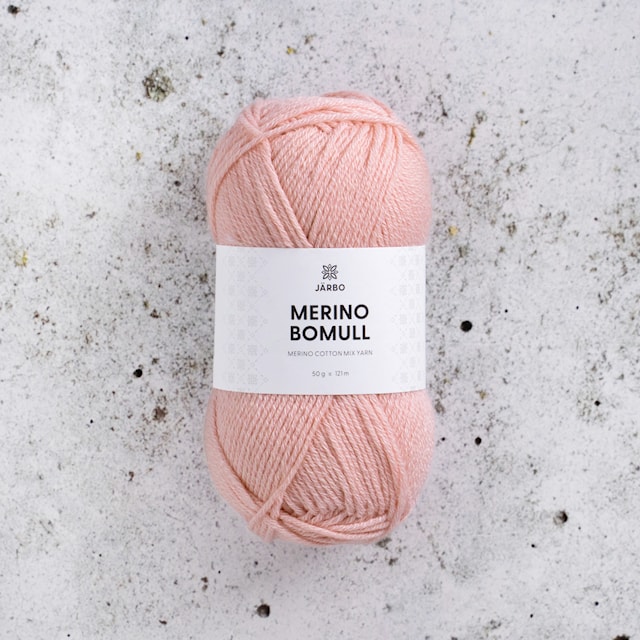 Merino Bomull 50 gr Tickled Pink (22) Järbo
