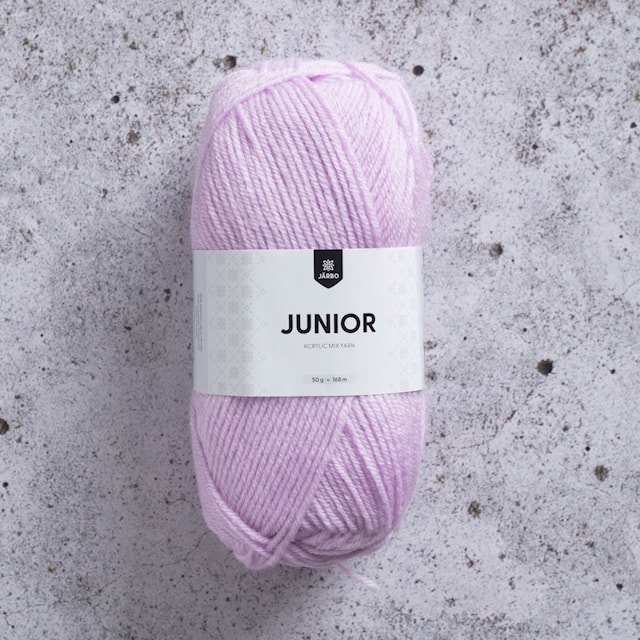 Junior Akryylisekoitelanka 50 g Vaaleanlila (67005) Järbo