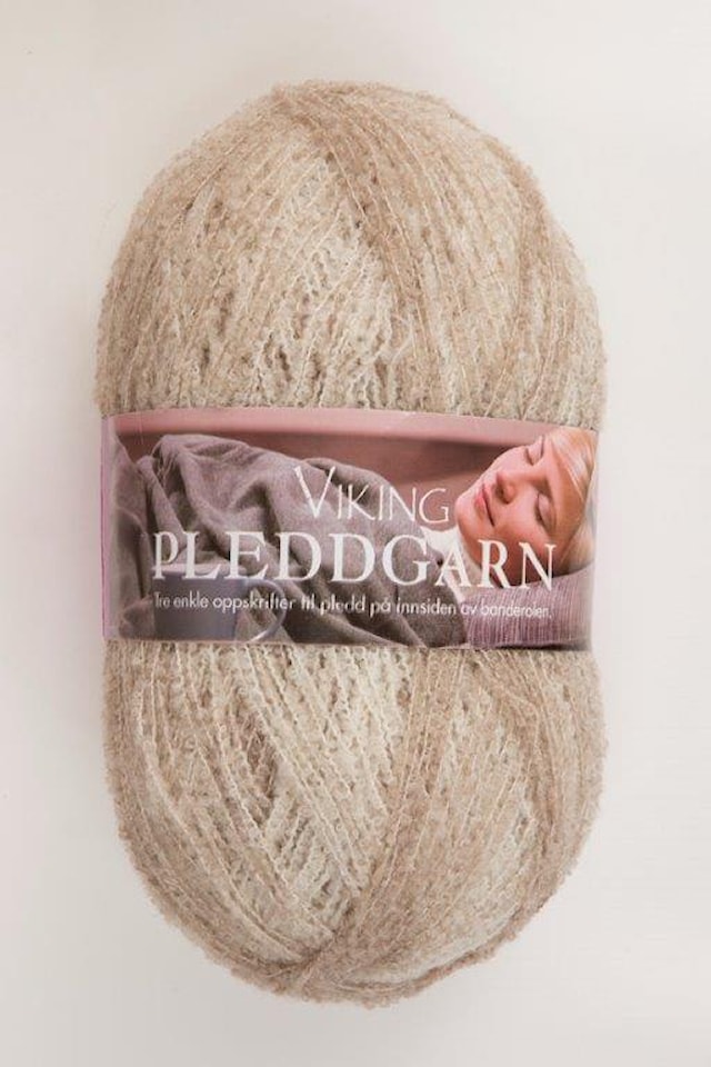 Pleddgarn 350 g Beige 708 Viking Garn
