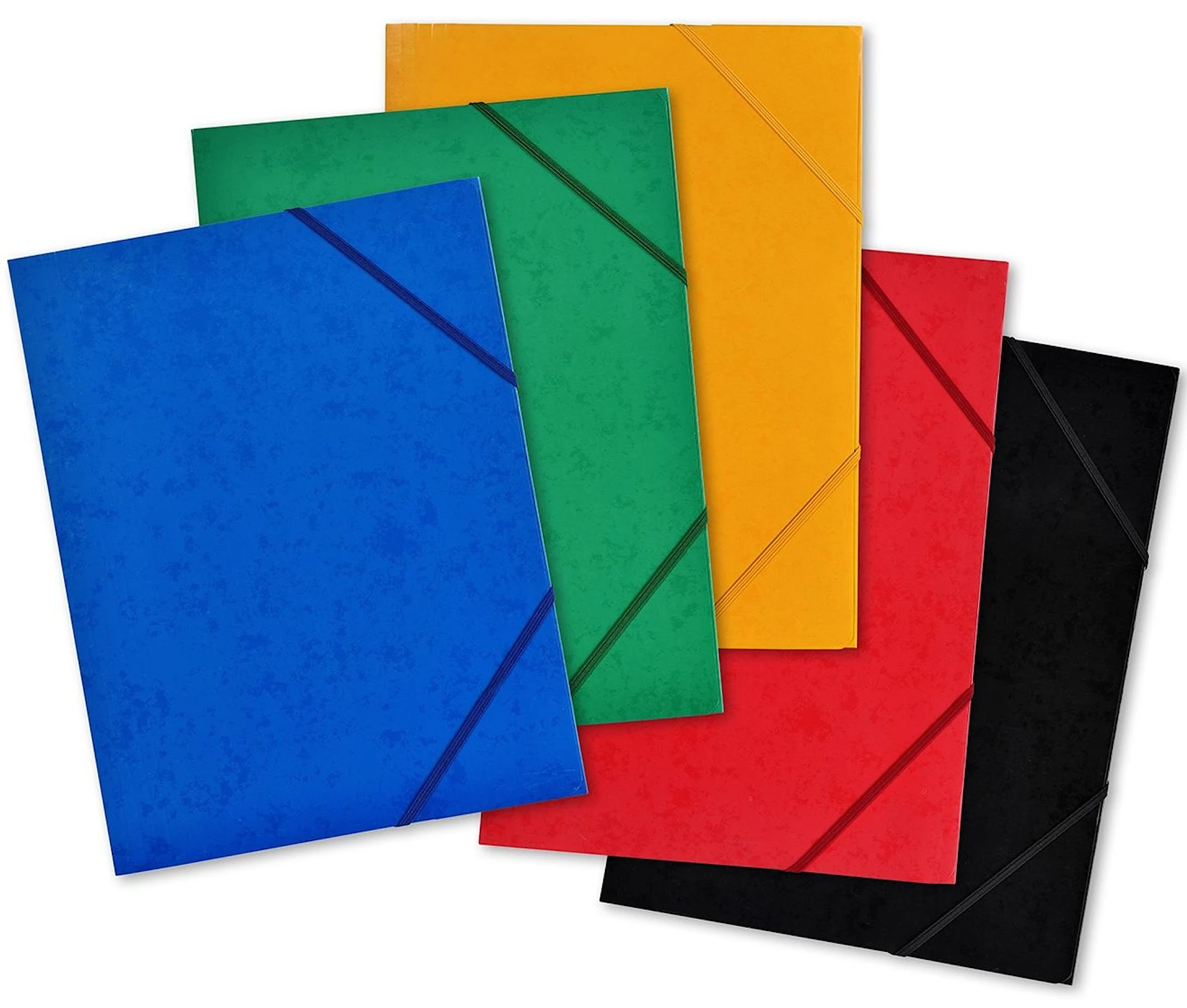 Produktbild för Gummisnoddsmapp Sorterade Färger 5-pack BNT Office
