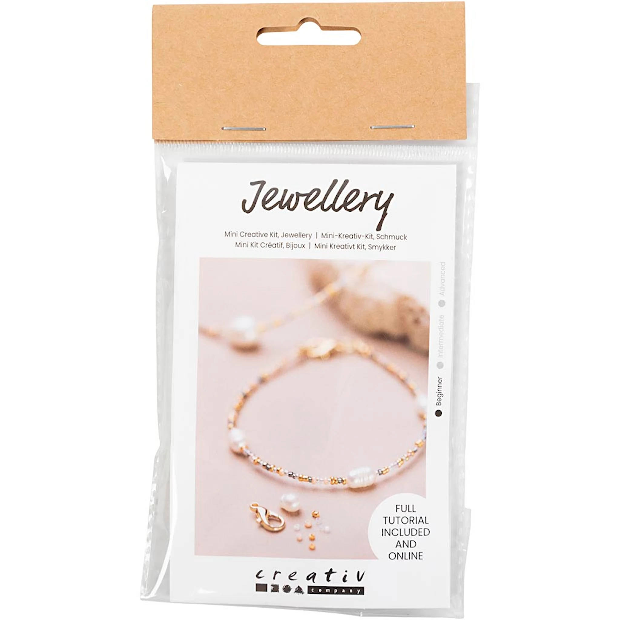 Produktbilde for Mini DIY Kit Smykker, Armbånd og halskjede med lås, 1 pk.