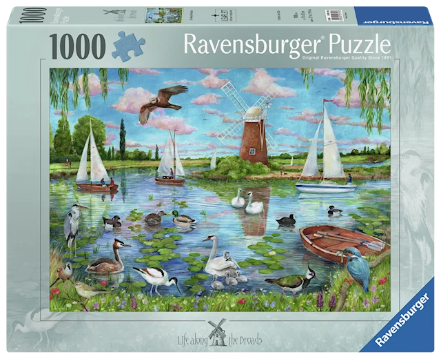 Life along the Broads Pussel 1000 Bitar, Ravensburger