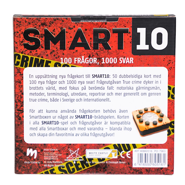 Produktbild 2 för SMART10 Frågekort Nordic Noir (SE)