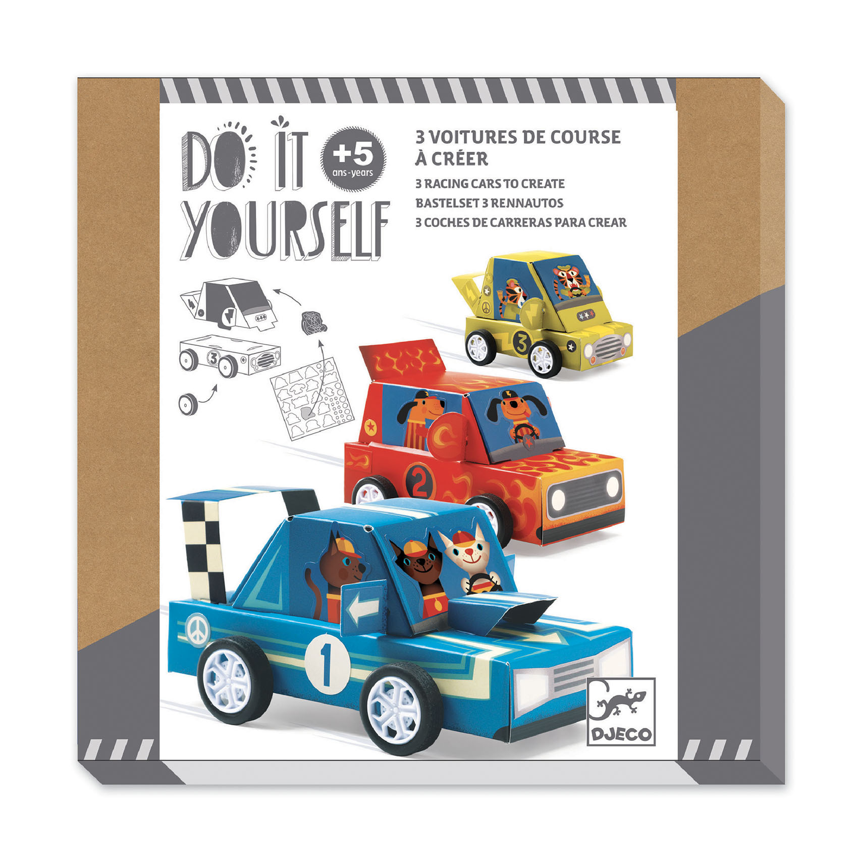 Do It Yourself - Racerbilar Grand Prix, Djeco