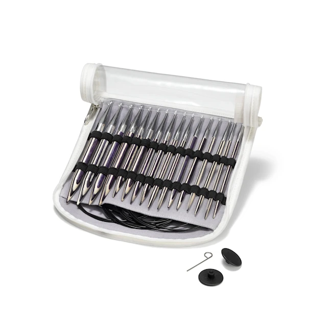 Knit-Pro rundstickor set 4,00 - 10,00 mm Prym