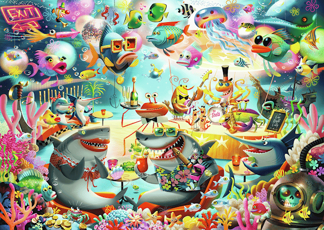 Produktbild 2 för Ocean Lounge Pussel 1000 Bitar Ravensburger