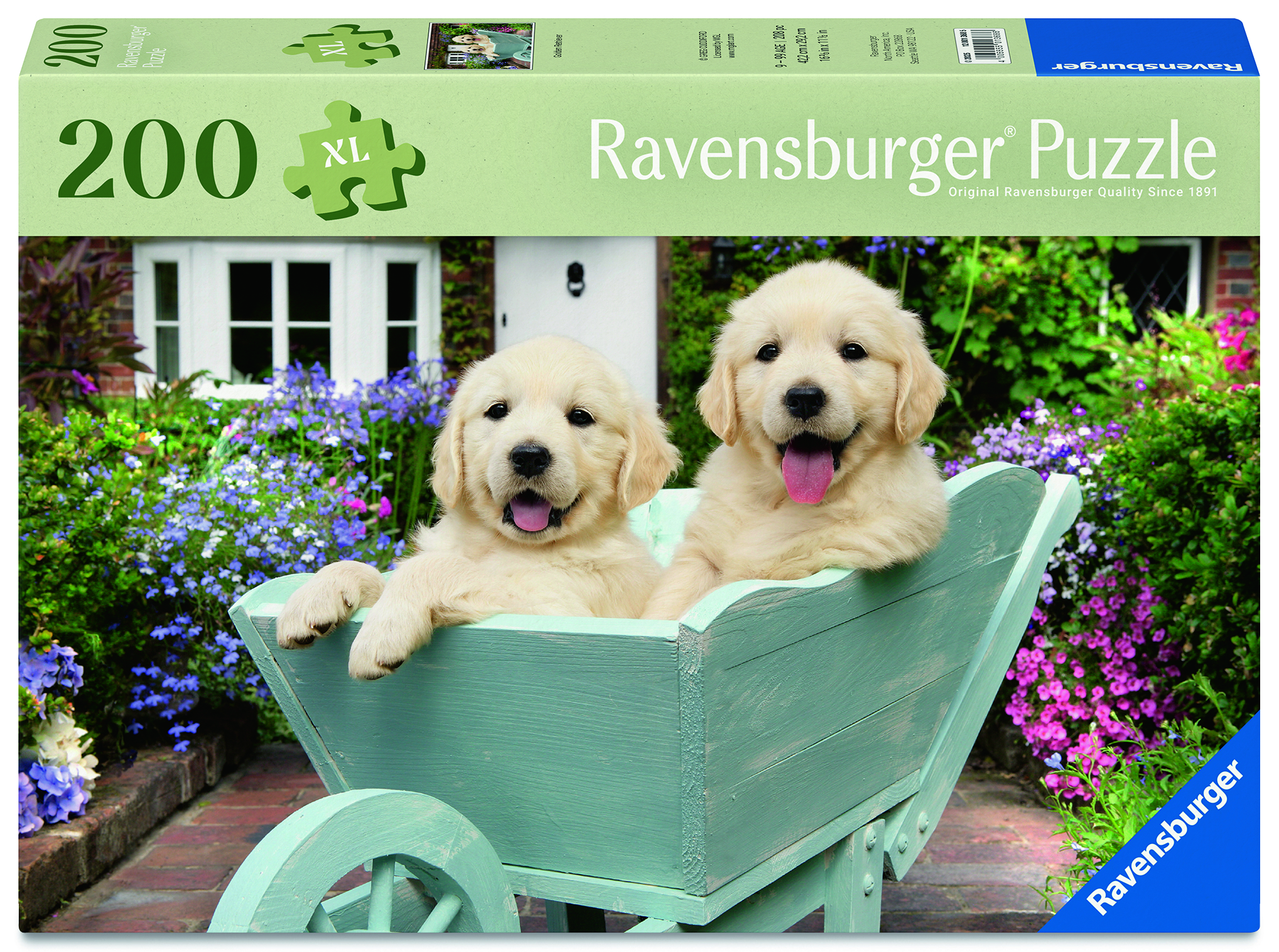 Ravensburger -palapeli, kultainennoutaja, 200 palaa
