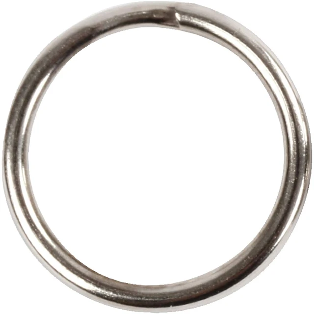 Nyckelring 12 mm Metall 10-pack